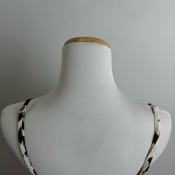 AERIE Leopard Wrap One Piece Swimsuit Size Medium - Picture 10 of 11